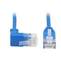 Tripp Lite Up-Angle Cat6 Gigabit Molded Slim Utp Ethernet Cable (Rj45 N204-S01-BL-UP